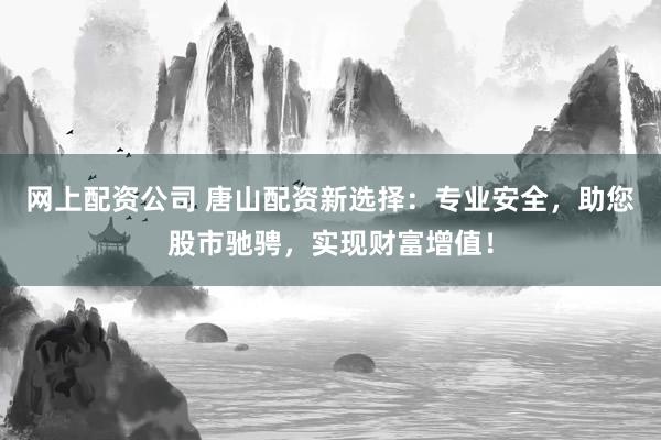 网上配资公司 唐山配资新选择：专业安全，助您股市驰骋，实现财富增值！