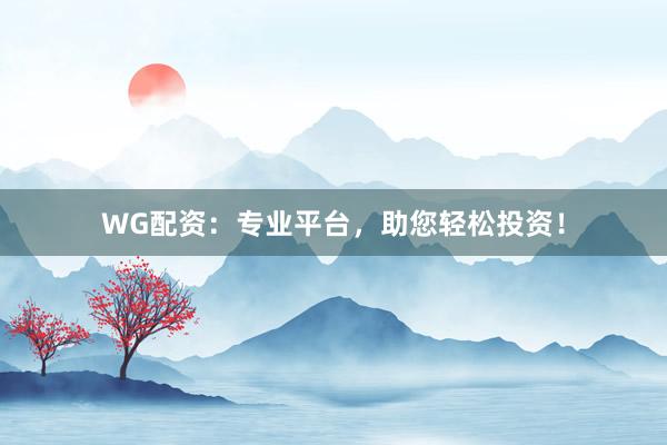 WG配资：专业平台，助您轻松投资！