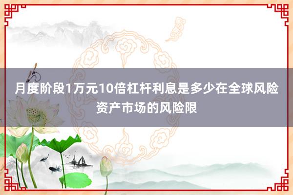 月度阶段1万元10倍杠杆利息是多少在全球风险资产市场的风险限